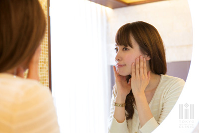 メイクをして帰宅